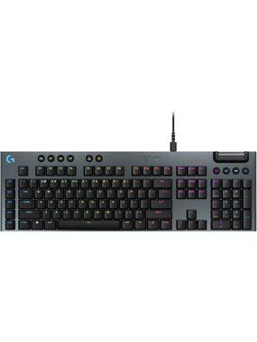 RGB Backlit Mechanical Gaming Keyboard, Programmable Keys, PBT Keycaps, Mac/PC